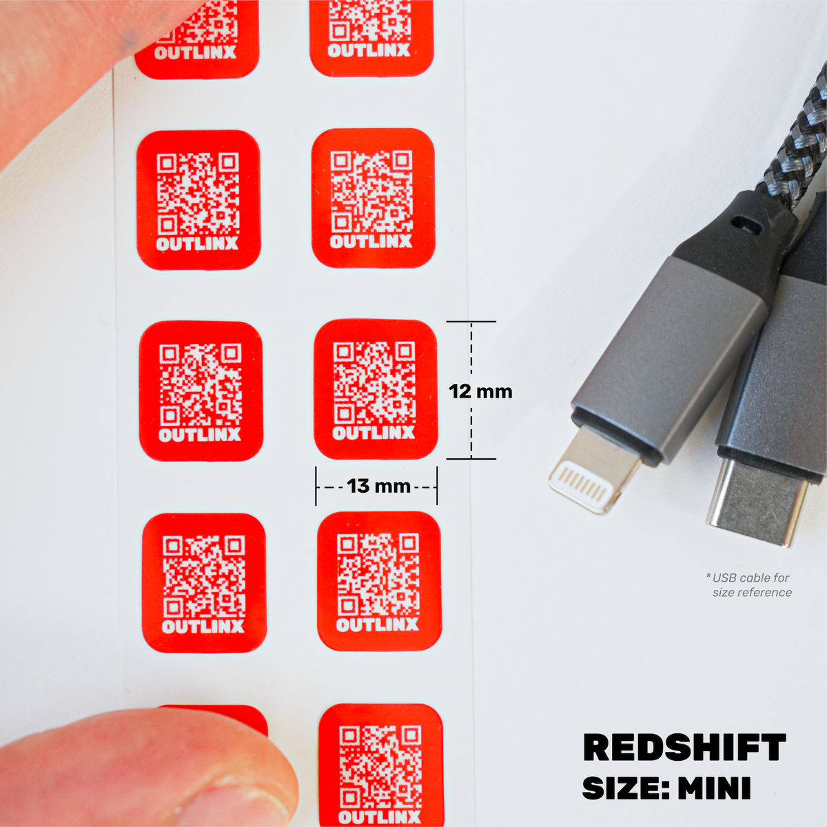 Outlinx Redshift QR Smart Stickers - Build Your Own Pack