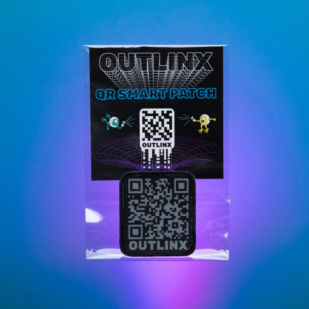 Outlinx QR Smart Patch - Blackout