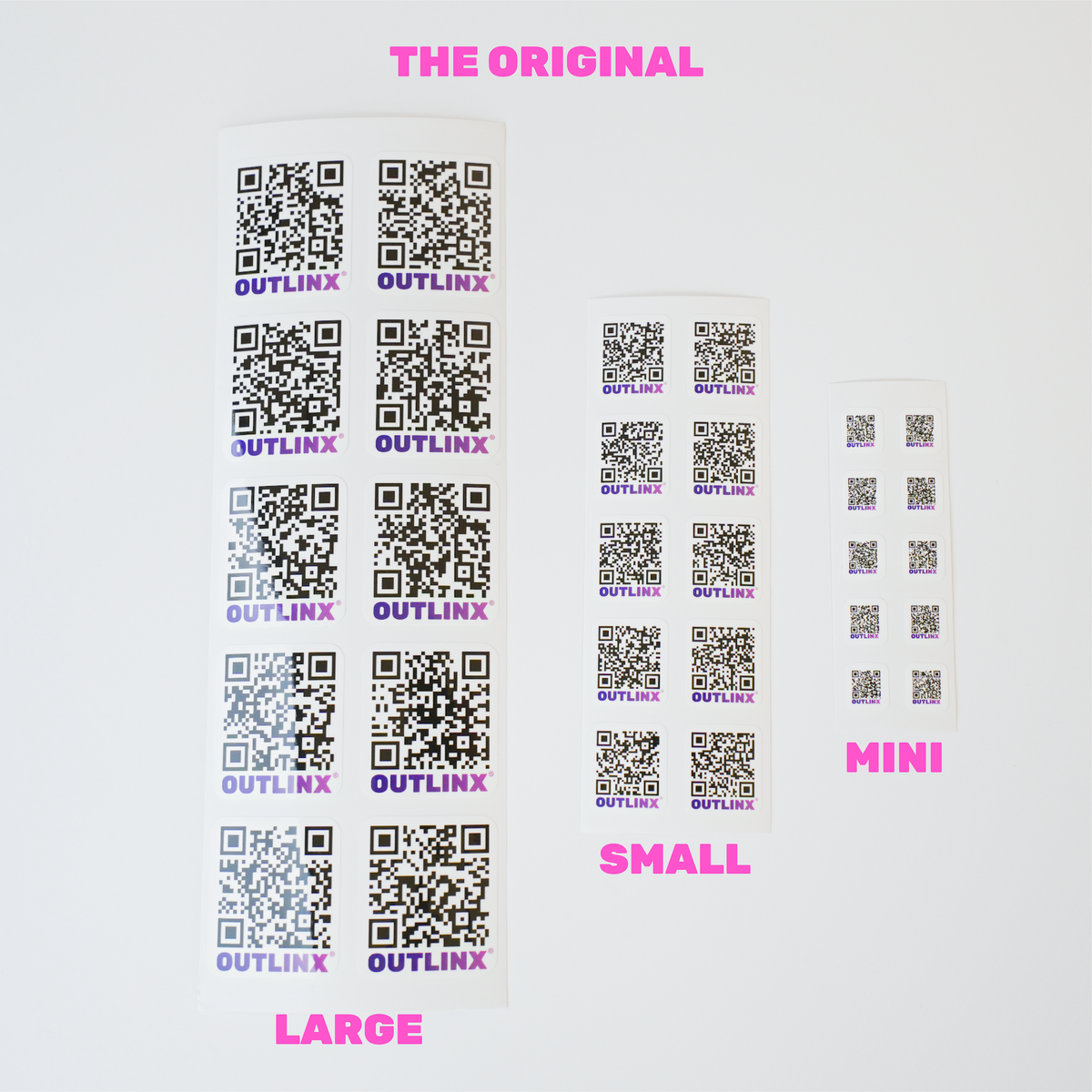 Outlinx The Original QR Smart Sticker - Build Your Own Pack
