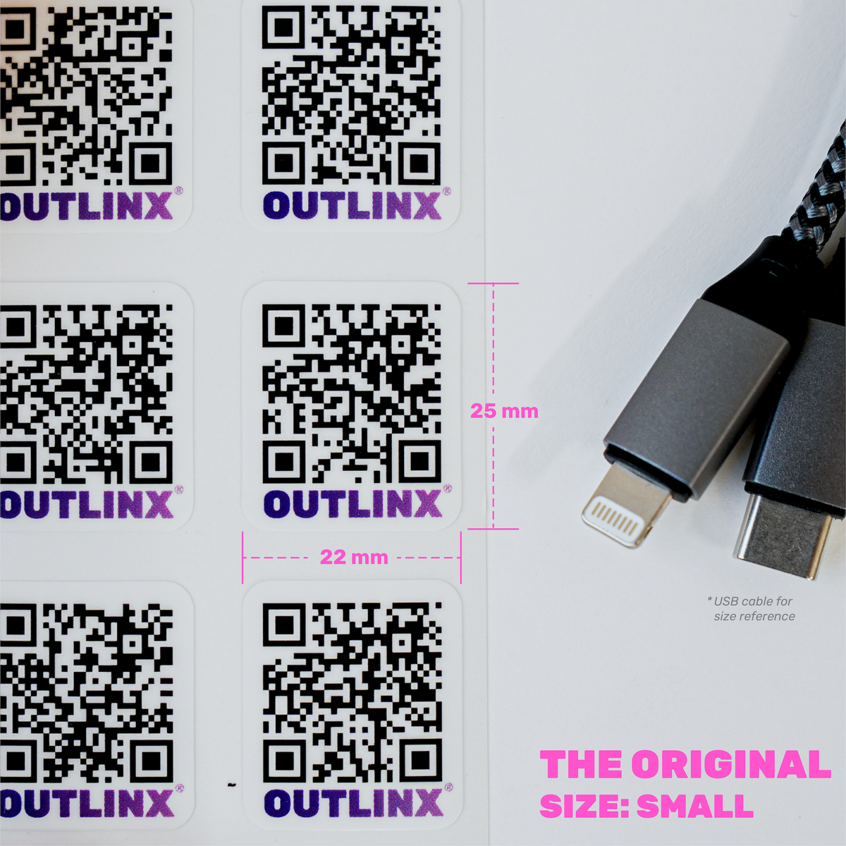 Outlinx The Original QR Smart Sticker - Build Your Own Pack