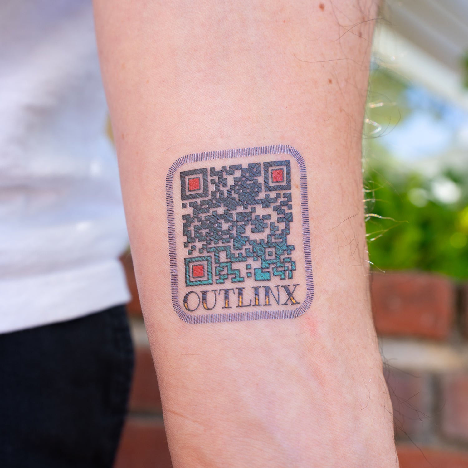 Qr Code Temporary Tattoo Change QR Tattoo Link QR Code Temporary