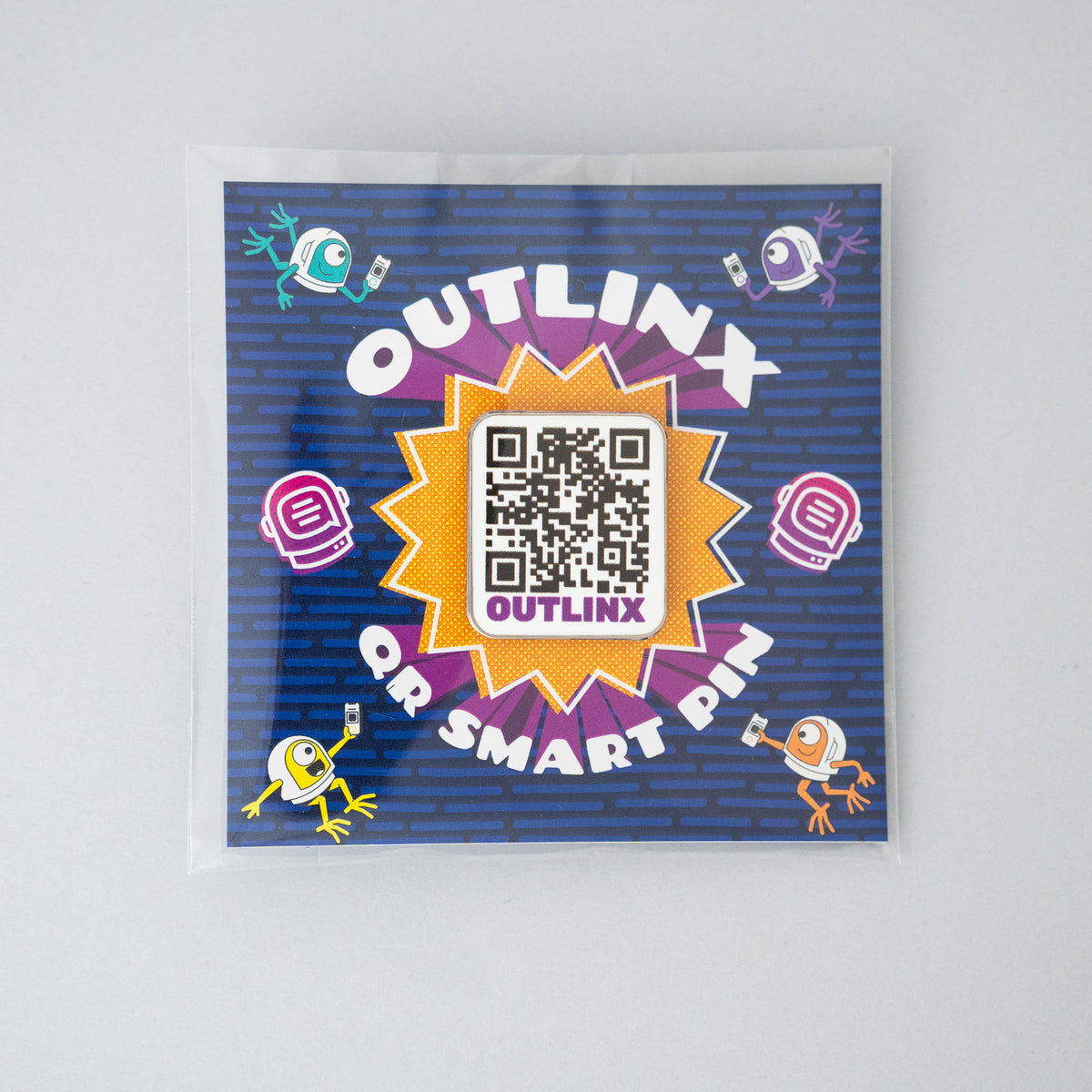 Outlinx QR Smart Pin - The Original