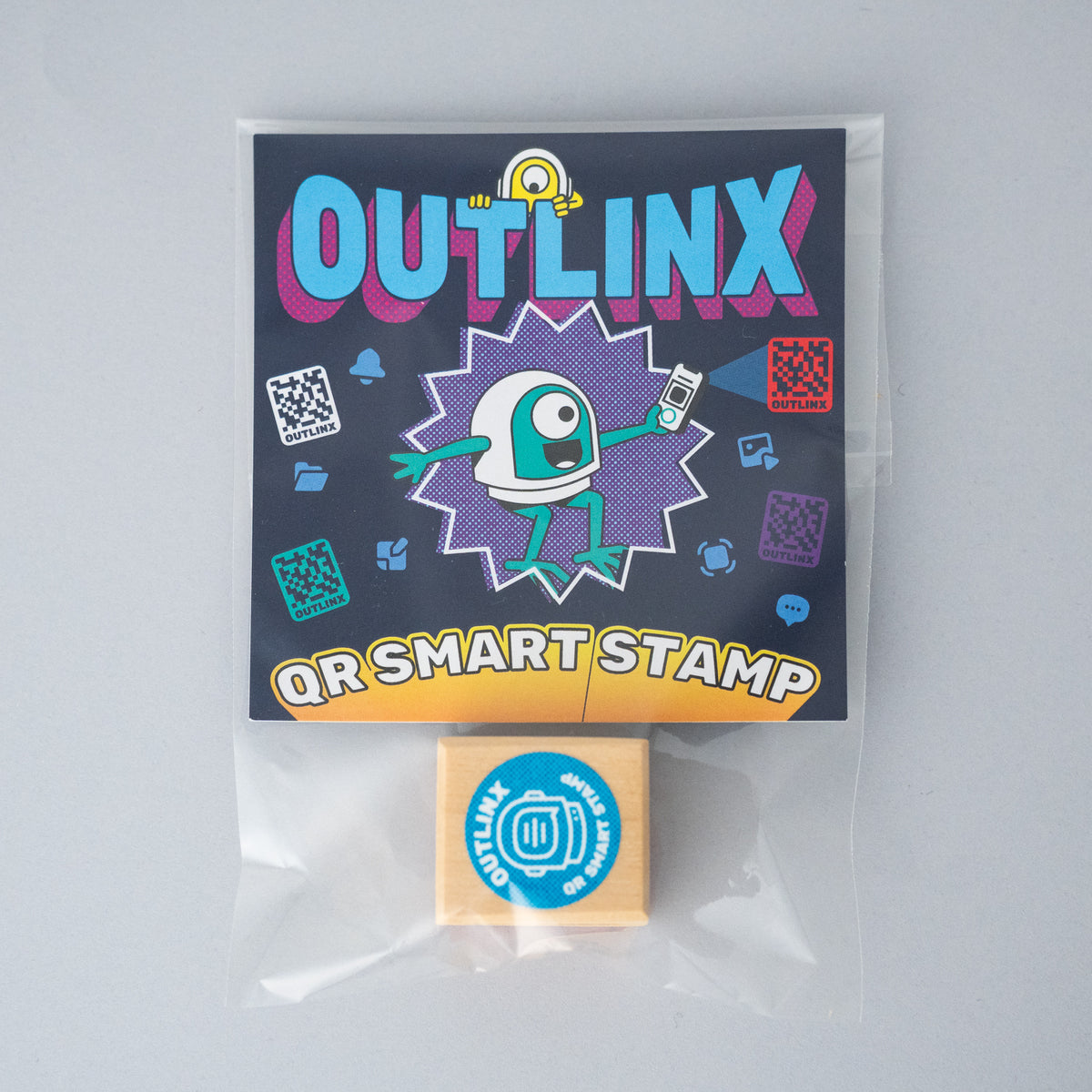 Outlinx QR Smart Stamp - Small