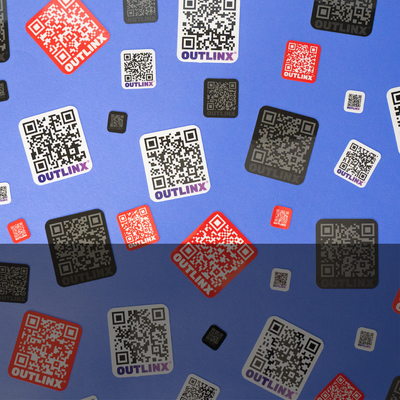 Object Tagging OUTLINX QR Smart Stickers - Digital Note Stickers 32 ...